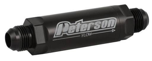 [PFF-09-0401] Peterson Fluid Systems 09-0401: Inline High Flow Scavenge Filter -8AN Inlet and Outlet