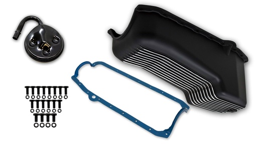 [WND-6000FWND] Weiand 6000FWND: Finned Aluminum Oil Pan Kit