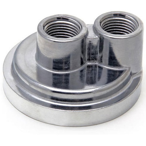 [TRD-1022] Trans Dapt 1022: Spin-On Oil Filter Bypass Adapter Small Block Chevy V8