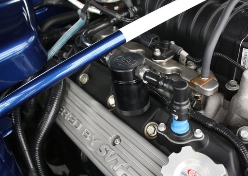 [JLT-3012P-B] J&L 3012P-B: Oil Separator 3.0, Passenger Side, Black Anodized [2007-2014 Ford GT500]