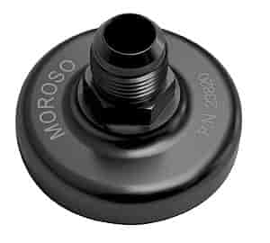 [MOR-23820] Moroso 23820: Oil Filter Block-Off Plate For 3/4-16 UNF Thread Spin-On Pad