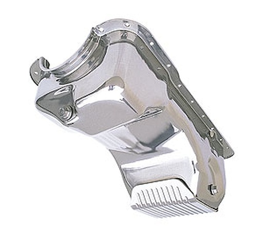 [TRD-8919] Trans Dapt 8919: Silver Slam-Guard Oil Pan 1965-87 Small Block Ford 260, 289, 302