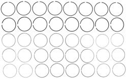 [MAH-41850CP] Mahle Original Premium Piston Ring Sets