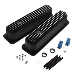 [SUM-440417B] Summit Racing™ Finned Aluminum Valve Covers
