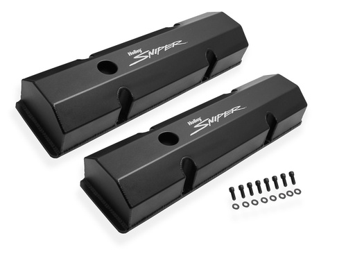 [SNE-890010B] Holley 890010B: 890010B Holley Fabricated Aluminum Valve Covers
