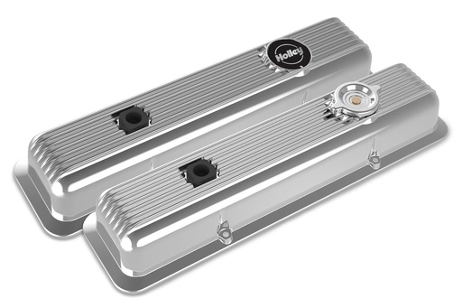 [HLY-241-137] Holley 241-137: 241-137 Muscle Series Valve Covers Small Block Chevy