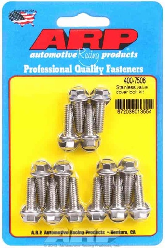 [ARP-400-7508] ARP 400-7508: Valve Cover Bolt Kit 6-point (Hex) Head