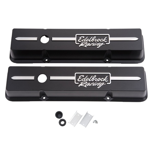 [EDL-41633] Edelbrock 41633: Racing Series Valve Covers 1959-1986 Small Block Chevy 262-400