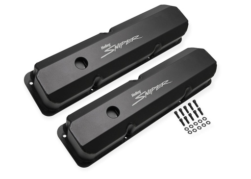 [SNE-890001B] Holley 890001B: 890001B Fabricated Aluminum Tall Valve Covers