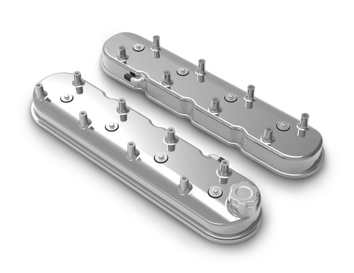 [HLY-241-111] Holley 241-111: 241-111 Aluminum LS Valve Covers Polished