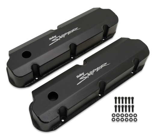 [SNE-890011B] Holley 890011B: 890011B Fabricated Aluminum Tall Valve Covers