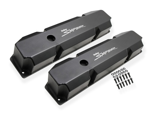 [SNE-890005B] Holley 890005B: 890005B Fabricated Aluminum Valve Covers