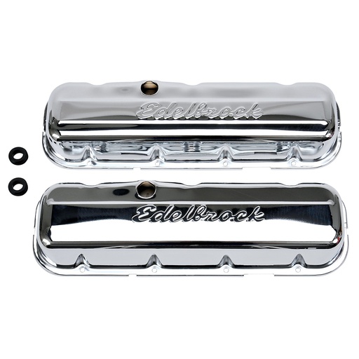 [EDL-4480] Edelbrock 4480: Signature Series Valve Covers 1965-Later Big Block Chevy 396-502