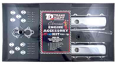 [TRD-3381] Trans Dapt 3381: Chrome Engine Dress-Up Kit 1964-88 Oldsmobile 330-455/Pontiac 403 6.6L