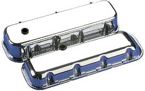 [BSP-96129] Billet Specialties 96129: Big Block Valve Covers - Tall Plain Polished