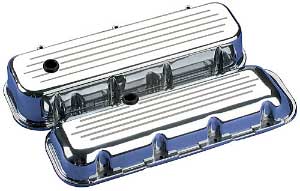 [BSP-96020] Billet Specialties 96020: Big Block Valve Covers - Short Ball Milled