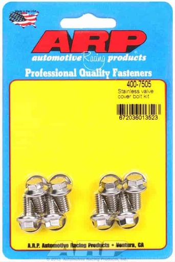 [ARP-400-7505] ARP 400-7505: Valve Cover Bolt Kit 6-point (Hex) Head
