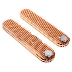 [SUM-440500CPR] Summit Racing™ Finned Aluminum Valve Covers