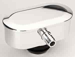 [BSP-21929] Billet Specialties 21929: Oval Valve Cover Breather Plain