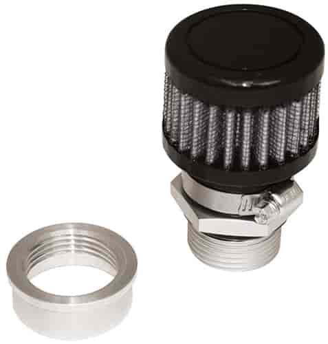 [MOR-68853] Moroso 68853: Valve Cover Breather Kit Universal U-Weld Aluminum
