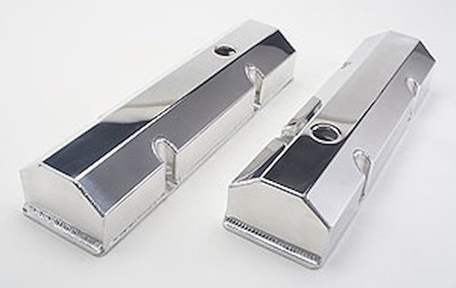[HAM-1084] Hamburger's 1084: Fabricated Aluminum Valve Covers 1958-86 Small Block Chevy 283-400