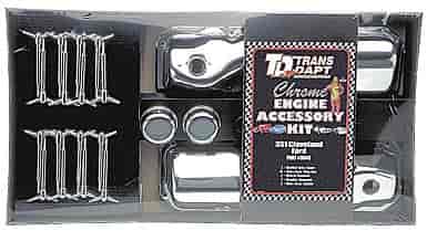 [TRD-3049] Trans Dapt 3049: Chrome Engine Dress-Up Kit 1970-82 Ford Boss 302/351M/351C/400M