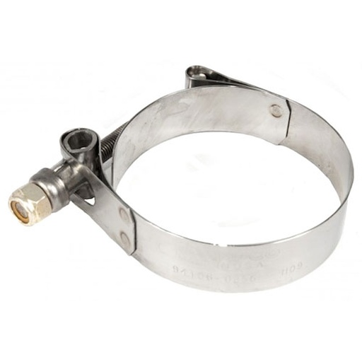 [STW-SBC350] Stainless Works SBC350: SBC350 Exhaust Clamp, Universal, 3-1/2" Light Duty Band Clamp