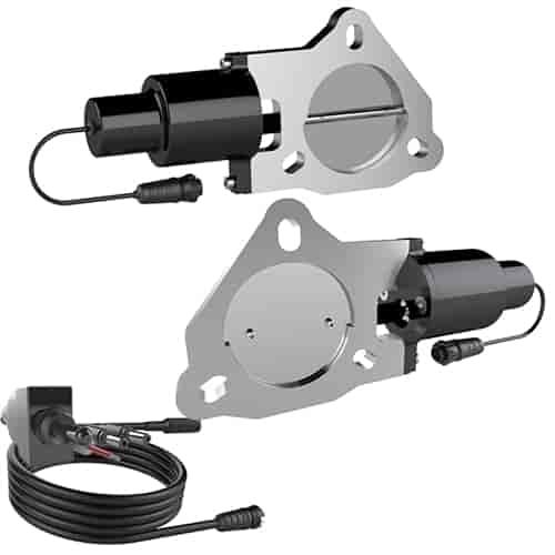 [QTP-QTEC70] Quick Time Performance QTEC70: Dual 3.500 in. Electric Cutout Valves