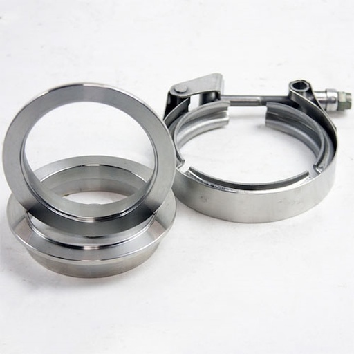 [GRN-308520-1] Granatelli 308520-1: 308520-1 Mating Male To Female Interlocking Flanges, 2.0 in. 51 mm., w/V-Band Clamp