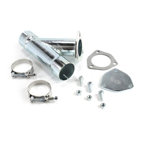 [PTE-H1129] Patriot Exhaust H1129: Patriot Exhaust H1129 Exhaust Cut-Out Hookup Kit 2 1/4 Inch Single