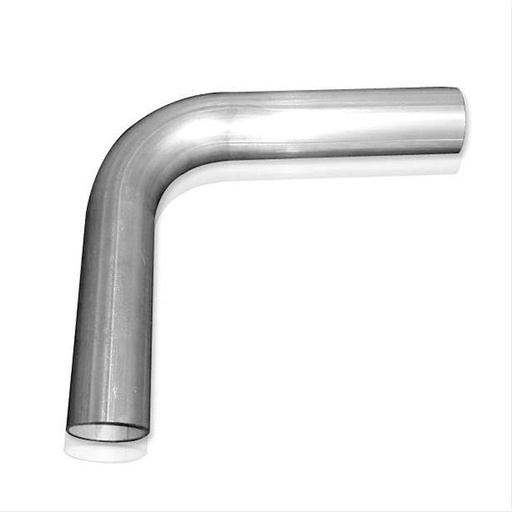 [STW-MB90250-H] Stainless Works MB90250-H: MB90250-H Exhaust Pipe, Universal, 2-1/2" 90 Degree Mandrel Bend .065 Wall