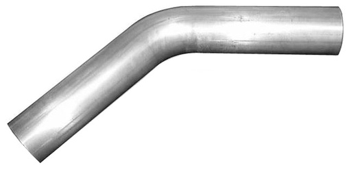 [STW-MB45350] Stainless Works MB45350: MB45350 Exhaust Pipe, Universal, 3-1/2" 45 Degree Mandrel Bend .065 Wall