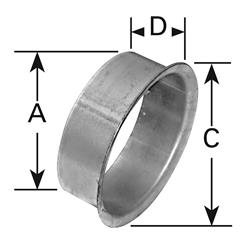 [APH-9707] AP Exhaust Pipe Flared Adapters