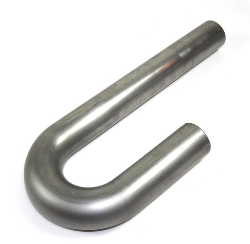 [PTE-H7078] Patriot Exhaust H7078: Mild Steel J-Bend Exhaust Tubing 18 Gauge