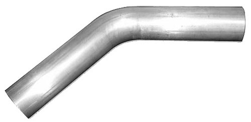 [STW-MB45500] Stainless Works MB45500: MB45500 Exhaust Pipe, Universal, 5" 45 Degree Mandrel Bend .065 Wall