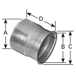 [APH-9472] AP Exhaust Pipe Flared Adapters