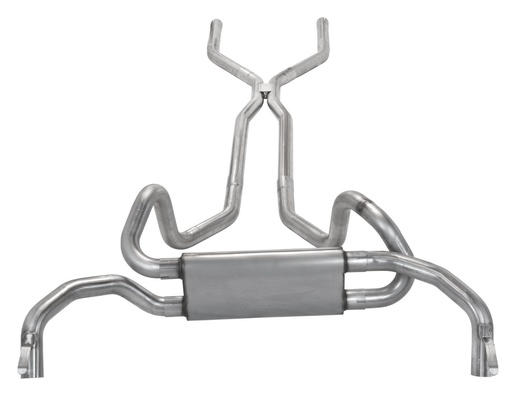 [PYE-SGF40] Pypes Performance Exhaust SGF40: 2.5IN 67-74 F CROSSFLOW