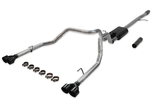 [FLO-817895] Flowmaster 817895: 817895 American Thunder Cat-Back Exhaust System 2019 GM Silverado/Sierra 1500 5.3L (Crew/Double Cab) - Black Ceramic Tips