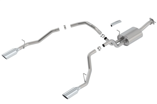 [BOR-140758] Borla 140758: Cat-Back Exhaust System 2019 Ram 1500 5.7L 2WD/4WD - Polished Tips - "Touring" Muffler