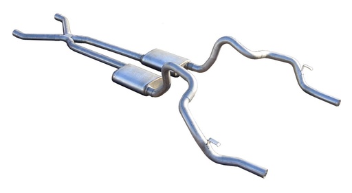 [PYE-SGF11V] Pypes Performance Exhaust SGF11V: SGF11V Violator Crossmember-Back Exhaust System for 1970-1981 GM F-Body