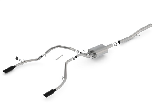 [BOR-140571BC] Borla 140571BC: 140571BC S-Type Cat-Back Exhaust System for 2014–2018 Chevrolet Silverado 1500, GMC Sierra 1500 6.2L V8