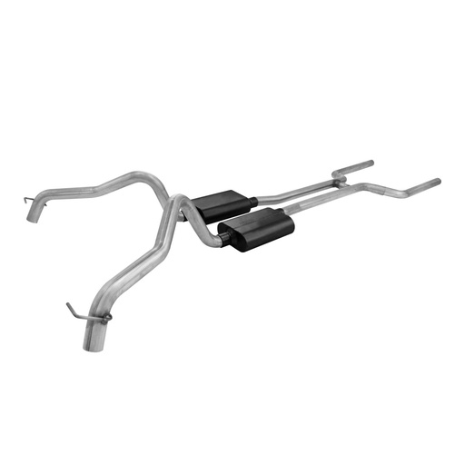 [FLO-817158] Flowmaster 817158: American Thunder Header-Back Exhaust System 1968-1974 Chevy Nova V8