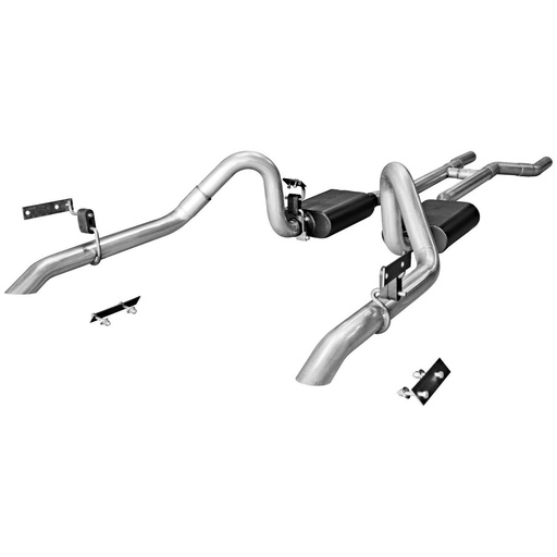 [FLO-817282] Flowmaster 817282: American Thunder Header-Back Exhaust System 1967-1970 Ford Mustang V8