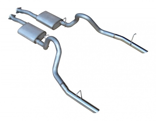 [PYE-SFM16V] Pypes Performance Exhaust SFM16V: Violator Cat-Back Exhaust System 1986-93 Mustang LX 5.0L