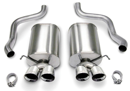 [CSE-14169] Corsa 14169: Sport Axle-Back Exhaust System 2005-2008 Chevy Corvette C6 6.0L/6.2L