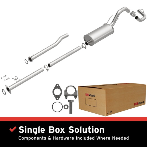 [BRE-106-0389] BRExhaust 106-0389: 106-0389 Direct-Fit Exhaust Kit for 1995-2004 Toyota Tacoma 3.4L