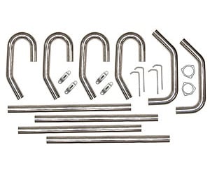 [PYE-SVV13] Pypes Performance Exhaust SVV13: SVV13 Universal Builders System Kit 3 in. 304 Stainless Tubing