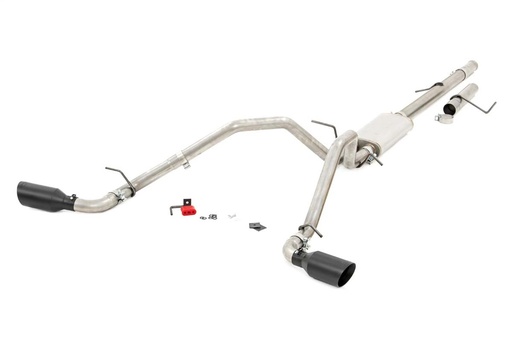 [ROU-96008] Rough Country 96008: 96008 Dual Cat-Back Exhaust System w/ Black Tips (09-13 GM 1500, 4.8L / 5.3L)