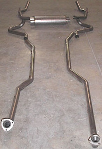 [STW-CA7213S] Stainless Works CA7213S: CA7213S Manifold-Back Exhaust System 1970-1981 Camaro