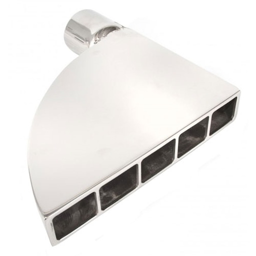 [STW-811250-WG] Stainless Works 811250-WG: 811250-WG Boxxter Exhaust Tip Inlet: 2-1/2 in.